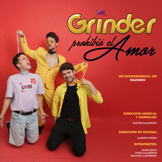 Portada de Grinder prohibió el Amor — micromusical de Nazario